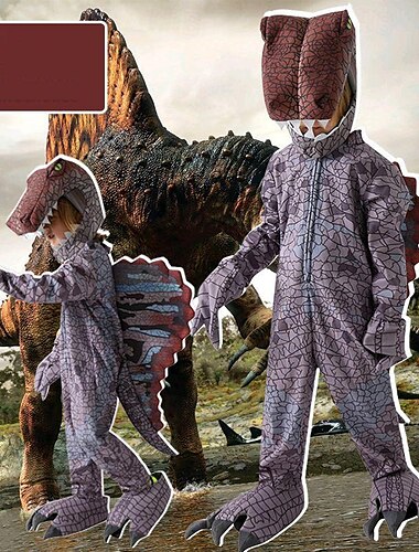  Dinosaurier Faschingskostüme Cosplay Kostüm Maskerade Erwachsene Jungen Mädchen Cosplay Party Maskerade Karneval Maskerade Einfaches Karnevalskostüm