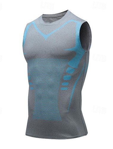  Homme Débardeur Réservoir de remise en forme Réservoir Maillot de Corps Col Ras du Cou Sans Manches sport Casual Quotidien Gymnastique Respirable Flexible Bloc de couleur Noir Blanche Tenues de Sport