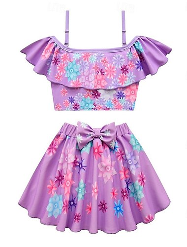  kinderkleidung Mädchen Bademode Outdoor Bedruckt Badeanzüge 2-12 Jahre Sommer Modell A DH16 C-Typ DH18 Abschnitt B DH17