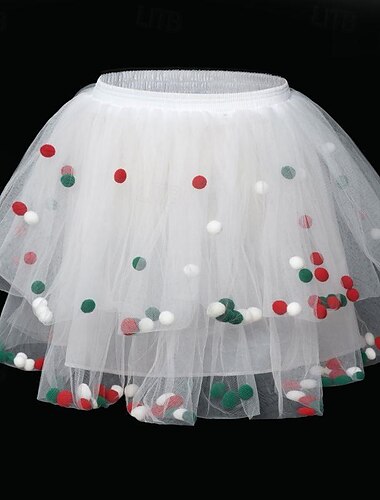  Années 1950 Princesse Court / Mini Jupe à cerceaux Tutu Sous jupe Femmes Halloween Mascarade Tenue de soirée Bal de promo Enterrement de Vie de Jeune Fille Adulte Jupe