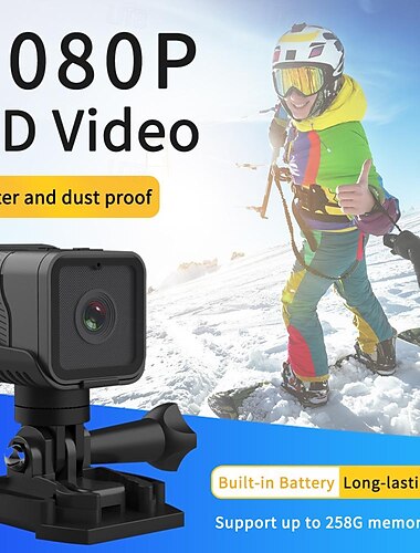  Câmera de esportes de ação lanterna mini esporte dv full hd 1080p câmera videosport para bicicleta ciclo motocicleta filmadora
