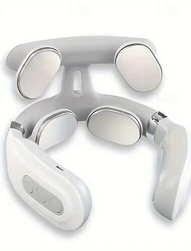  Cervical Massager Electric Convenient Intelligent Neck And Shoulder Hot Compress Massager U-shaped Electric Neck And Back Kneading 4D Intelligent Cervical Massager Voice Broadcast And Heating Functio