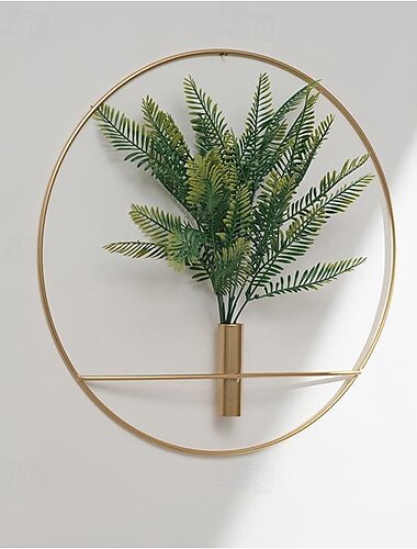  Wandmontage aus Metall im Ins-Stil, kreative runde Wand, kreative kleine dekorative Wand, Schlafzimmer, Arbeitszimmer