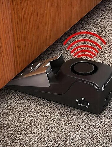  Allarme arresto porta di sicurezza da 120 dB: dispositivo di sicurezza portatile per hotel domestici & viaggio