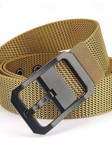  Herren Gürtel Nylongürtel Hüftgurt Schwarz Rote Zinklegierung Nylon Langlebig Einstellbar Glatt Outdoor Täglich