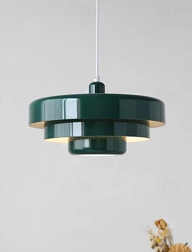  Żyrandol LED lampa sufitowa Macaron retro aluminium styl skandynawski kawiarnia ciepłe światło 1-światło 110-120v 220-240v