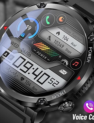 600 mAh 大容量バッテリー メンズ用スマートウォッチ IP68 防水 スマートウォッチ AMOLED HDスクリーン Bluetooth 通話 スポーツブレスレット
