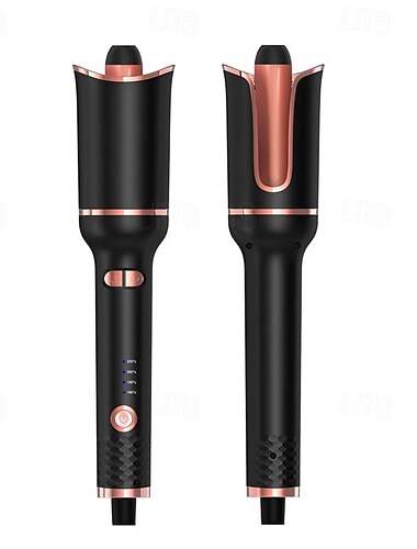  modelador de cabelo automático sem esforço com 1 barril iônico de cerâmica 4 temps 3 configurações de temporizador dupla voltagem (110-130v) rápido & cachos perfeitos