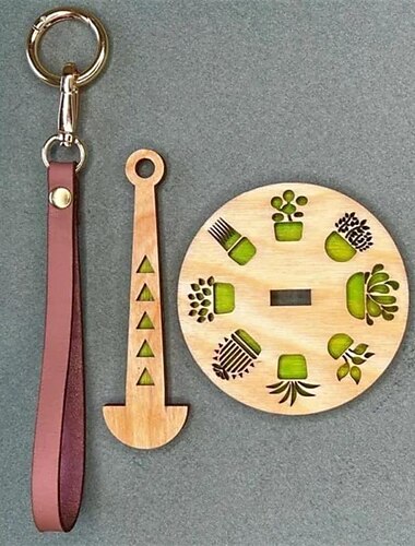  2 Stück tragbarer Handgelenk-Garnhalter, Reise-Handgelenk-Hängegarnspender, Geschenk für Häkeler