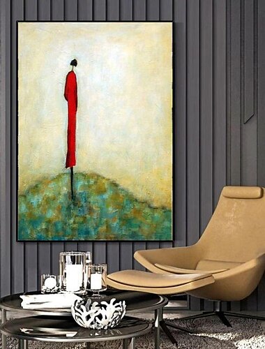  dipinto a olio fatto a mano su tela decorazione della parete di arte nordico minimalismo astratto figura per la decorazione domestica arrotolata senza cornice pittura non stirata