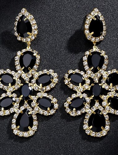  Ohrring Ohrringe Retro Vintage Brüllen 20s 1920s Aleación Für Der große Gatsby Flapper-Mädchen Cosplay Halloween Karneval Damen Modeschmuck Modeschmuck