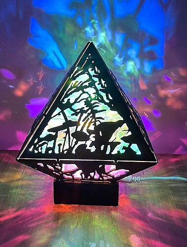  lampada da terra grande stella polarelampada da terra decorativa bohémienlampada da terra colorata a proiezione 3d principalelampada retrò diamanteadatto per la casafestanatale