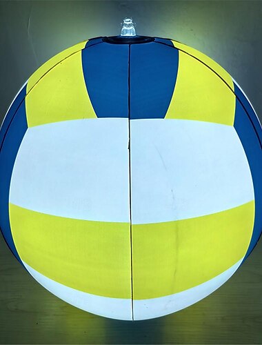  LED-Pool-Schwimmlicht, 40 cm, leuchtender Ball, aufblasbarer Leuchtball, LED, tauchfähiges LED-Licht, 16 RGB-Ball, Dekoration mit Farbschalter für Schwimmbad, Strand, Whirlpool, Teich