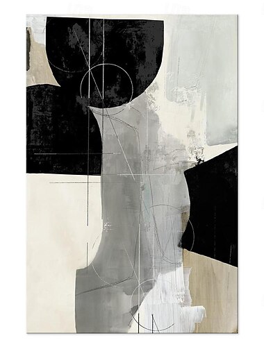  handgemaakt olieverfschilderij canvas muurkunst decoratie modern wabi-sabi minimalistisch abstract voor huisdecoratie gerold frameloos ongerekt schilderij