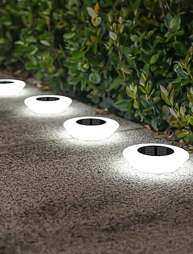  4db napelemes kültéri udvari lámpák ip65 vízálló temetett lámpák kerti villához kerti ösvény lépcsőfokok táj dekoráció pázsit lámpák