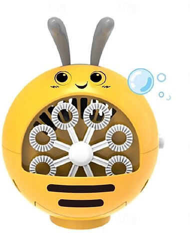  ماكينة فقاعات سحرية على شكل أرنب كرتوني كهربائية محمولة للأطفال، لعبة للهواء الطلق، صانع منفاخ صابون الماء الأوتوماتيكي، هدية للحفلات