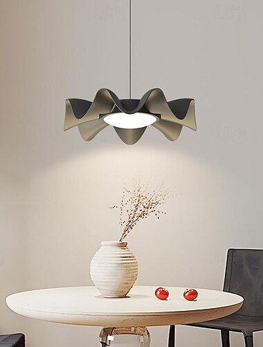  LED-Pendelleuchte, 1 Licht, Metall, Acryl, 46 cm, Kronleuchterleuchte, moderne Kronleuchter, Pendelleuchte, Vintage-Blumendesign, Deckeneinbauleuchte, 110–240 V
