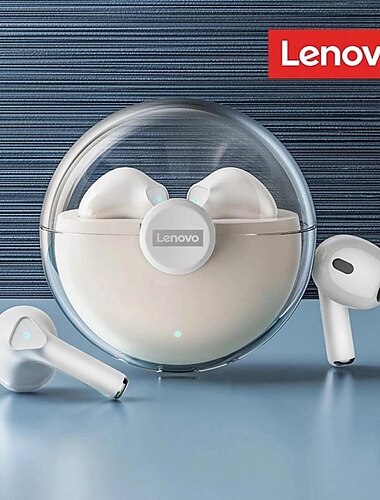  レノボ LP80 TWSトゥルーワイヤレスヘッドフォン 耳の中 Bluetooth5.0 ステレオ 充電ボックス付き 内蔵マイク のために Apple Samsung Huawei Xiaomi MI ヨガ 日常使用 旅行 携帯電話