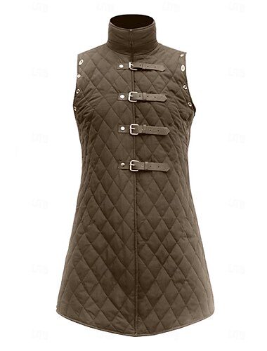  Middeleeuws Renaissance 17e eeuw Jas Hesje Overkleding Ren Faire Krijger Ridder Viking Voor heren Viking Halloween Carnaval Maskerade Prestatie Halloween LARP Volwassenen Jas