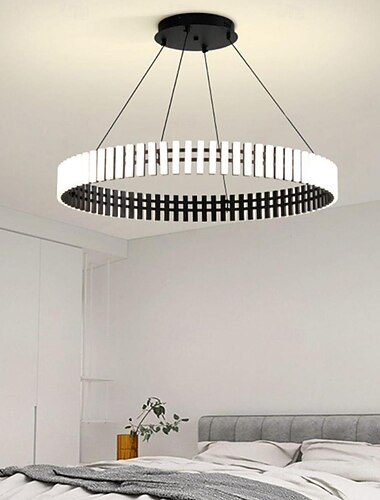  żyrandol led, akrylowy, wielokołowy i wielowarstwowy styl klawisza fortepianu, odpowiedni do willi, restauracji, korytarzy i holów, ciepły biały, 40/60/80 cm 110-120 v 220-240 v