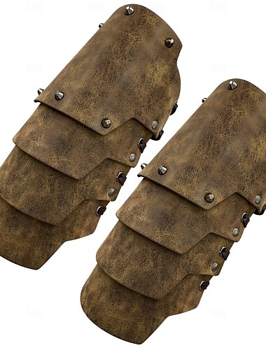  Retro Vintage Punk & Gothic Mittelalterlich Rüstung Armband Handgelenkstütze Ren Faire Wikinger Tempelritter Kreuzritter Bogenschießen Herren Vikinger Fantasie Halloween Karneval Maskerade Party