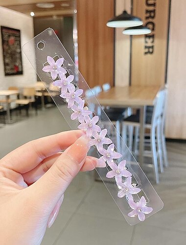  Barn Jente Hårtilbehør Solsikke 4 # lilla 2 # rosa