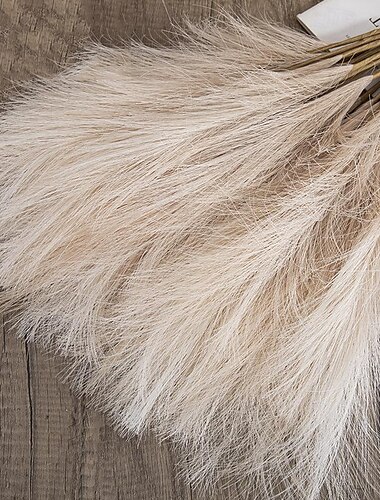  10 Stück Ins Wind Muyu Schilf Pampas Simulation Blume Heimdekoration grenzüberschreitende Hochzeit künstliche Blume
