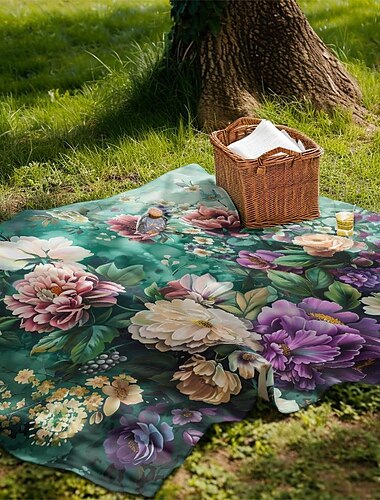  Manta con estampado floral, mantas de franela, cálidas, regalos para todas las estaciones, manta grande