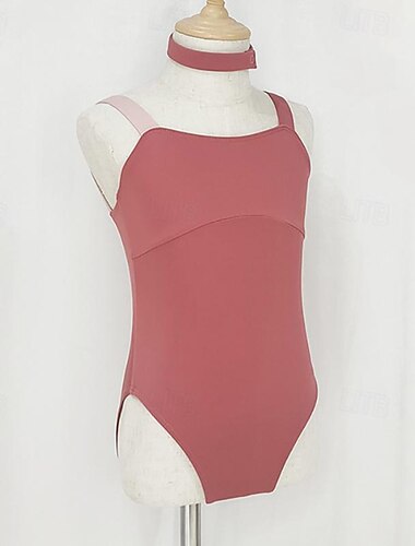  Barndanskläder Balett Trikot / Onesie Tvinning Flickor Prestanda Träning Ärmlös Hög Nylon