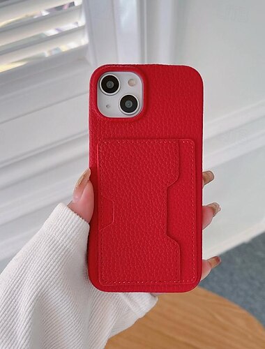  Handy Hülle Handyhüllen Für iPhone 16 15 14 Pro Max Plus 13 12 11 Pro Max Mini Rückseite Kartenfach Stoßfest Retro TPU PU-Leder