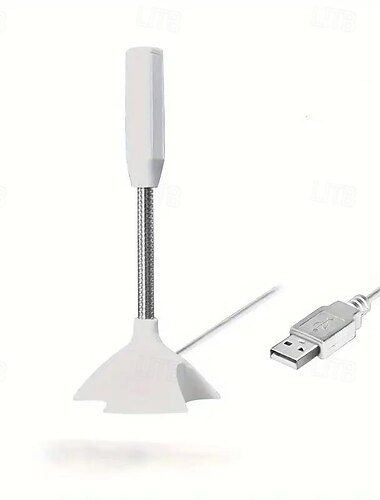  USB-Mikrofon, Computer, Laptop, Sprachmikrofon, Mini-KTV, Sprachmikrofon, USB-Schnittstelle, Plug-and-Play, treiberfrei, geeignet für MacBook, Windows