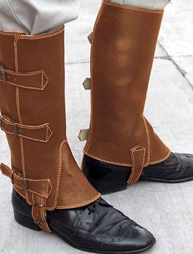  Retro Vintage Mittelalterlich Renaissance Schuhe Gamaschen Stiefelüberzüge Pirat Ritter Wikinger Kostüm Herren Unisex Halloween Karneval Maskerade Veranstaltung / Fest Maskerade Erwachsene