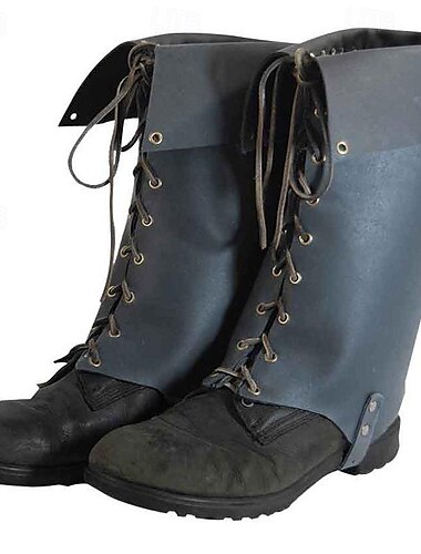  Retro Vintage Mittelalterlich Renaissance Schuhe Gamaschen Stiefelüberzüge Ren Faire Pirat Ritter Wikinger Herren Unisex Seeräuber Halloween Karneval Maskerade Veranstaltung / Fest Maskerade