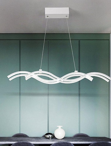  80 cm Intensitate Luminoasă Reglabilă Lumini pandantiv Aluminiu silicagel Stil Artistic Noutate Stl Pictate finisaje Negru Artistic Modern 110-240 V