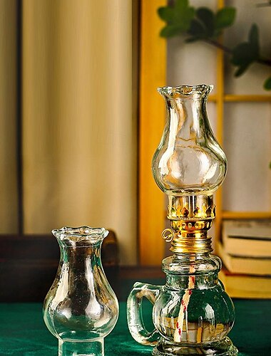  2 Stück Retro-Öllampen für Zuhause, dekorative Hochzeitsdekorationen, Öllampen, Kerosinlampen