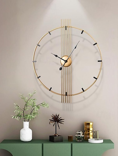  ρολόι στρογγυλό ρολόι τοίχου non ticking quartz διακοσμητικό ρολόι τοίχου ρολόι για σαλόνι κουζίνα οικιακό γραφείο 60 cm
