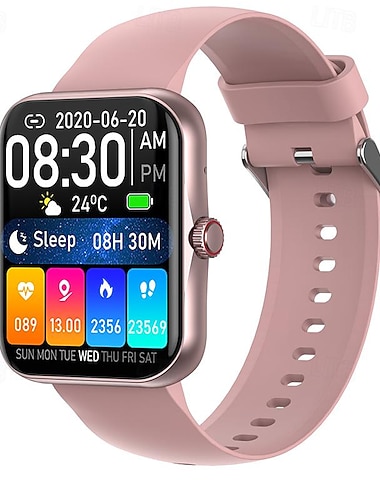  smartur svar foretage opkald bluetooth 1,83 buet skærm smartwatch fitness sportsure med blod ilt puls søvnmonitor smartwatch til kvinder mænd til Android ios telefoner