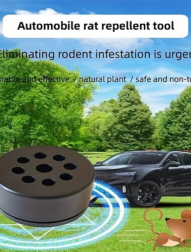  8 st bilgnagare multifunktionell hemgnagare insektsmedel bärbar installation bil gnagare repellent