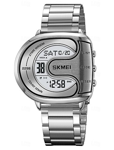  SKMEI Herren Digitaluhr Draussen Modisch Lässige Uhr Armbanduhr leuchtend Stopuhr Wecker Countdown Stehlen Beobachten