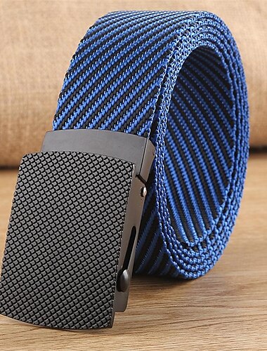  Herren Gürtel Nylongürtel Hüftgurt Gelb Blau Aleación Langlebig Einstellbar Glatt Outdoor Täglich