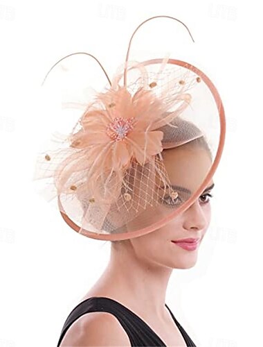  Retro Vintage 1950er 1920er Fascinators Hut Schleier-Stirnband Kopfschmuck Braut Damen Karneval Maskerade Veranstaltung / Fest Junggesellinnenabschiedsparty Erwachsene Kopfbedeckung