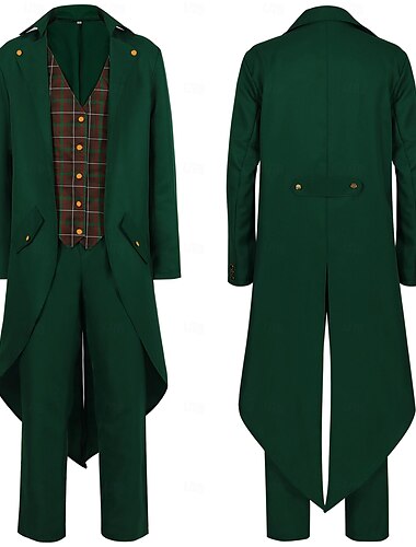 Retro Antiguo Punk y gótico Medieval Blusa / Falda Pantalones Traje de cosplay Feria del Renacimiento Vampiros Caballero Hombre Vikingo Fantasía Víspera de Todos los Santos Carnaval Mascarada Fiesta