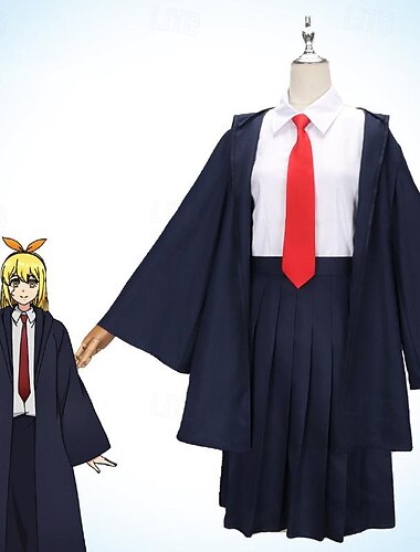  Cosplay Cosplay Animé Cosplay-kostym Kläder Cosplay-kostymer Svärd Kläder Karnival Maskerad Kappa Skjorta Kjol Till Herr Dam Vuxna