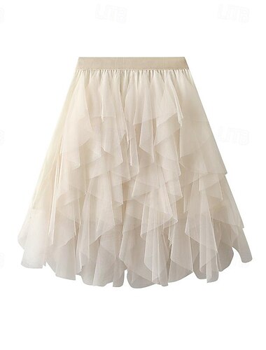  Années 1950 Féerique Maille en couches Tutu Jupe en tulle Femmes Carnaval Mascarade Enterrement de Vie de Jeune Fille Adultes Jupes