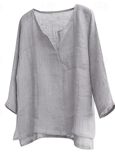  chemise à col en V pour homme, chemise blanche à manches longues, chemise décontractée, chemise de plage, noir, blanc, bleu marine, orange, kaki, uni, hawaïen, vêtements de vacances, mode