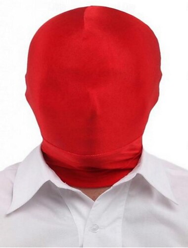  Maske Bodysuit Cosplay Karnevalskostüm Ganzkörperanzug Herren Damen Cosplay Masken Einfarbig Kostüm für Karneval Maskerade Erwachsene