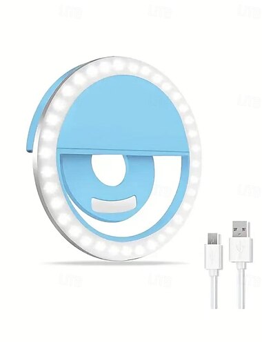  3,4-Zoll-USB-betriebenes Ring-Multifunktions-Fülllicht mit Clip-Fotografie-Bleaching-Licht-Artefakt, große Blende, Live-Streaming, Schönheit, einstellbar, hochauflösend