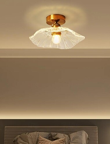  13 cm Enkelt design Øyesign Anheng Lys Glass galvanisert Moderne Nordisk stil 110-120V 220-240V