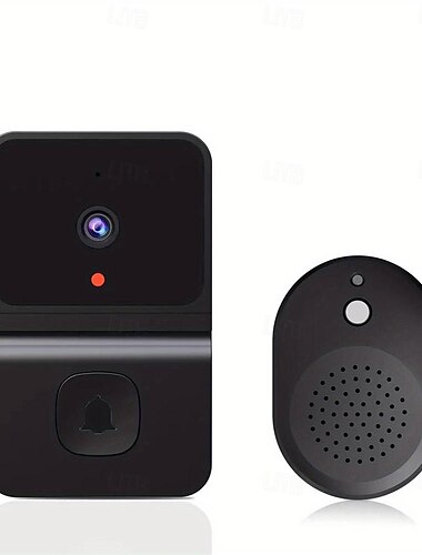  1 Stück intelligente visuelle Türklingel, kabelloses WLAN für den Haushalt, geringer Stromverbrauch, lange Standby-App, Fernsprechanlage (eingebaute Batterie)
