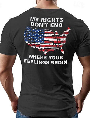  Herren Amerikanische Flagge T Shirt T-Shirt Baumwolle Kurzarm Grafik Hemd Schwarz Armeegrün Dunkelblau Bequemes T-Shirt Sport im Freien Ferien Modedesigner-Kleidung